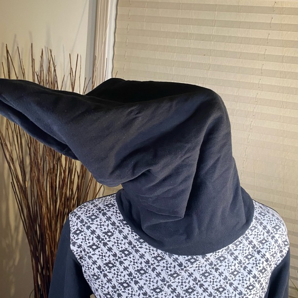 Elfarrow Apparel XS Extended Oversized Turtleneck Long Sleeve Cotton Dress - Picture 4 of 5